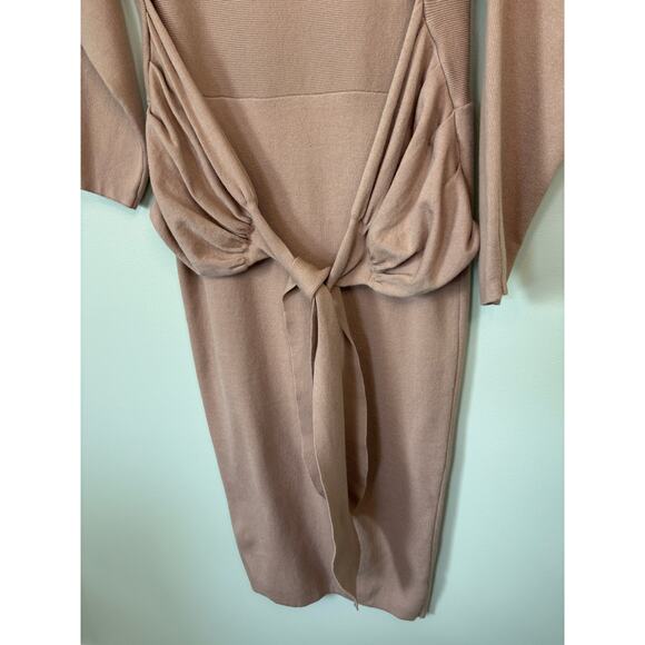 Mable Bristol Waist Tied Sweater Dress, Small - Picture 5 of 9